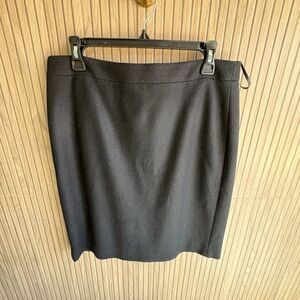 J. Crew Factory Black Pencil Skirt Knee-Length Workwear